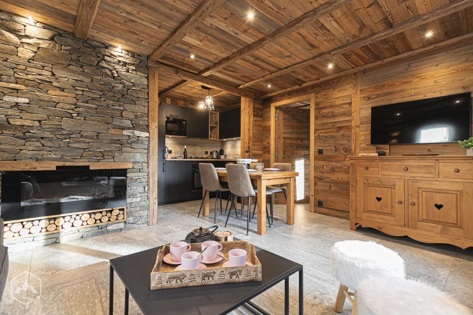Chalet Les Cocales Residence Sejour Et Nuitees B&B - Appartement Pin Cembro Bessans Luaran gambar